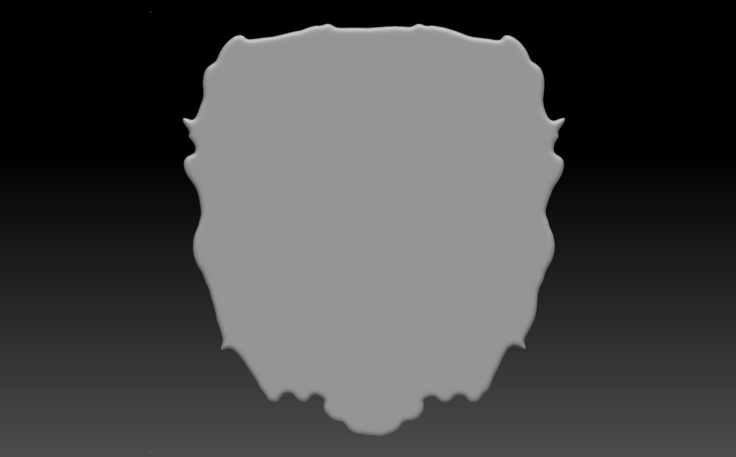 Pirate Skull basrelief 240517 06 3D print model_5