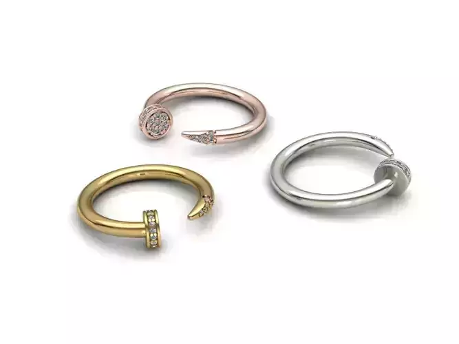 Nail Ring gold 