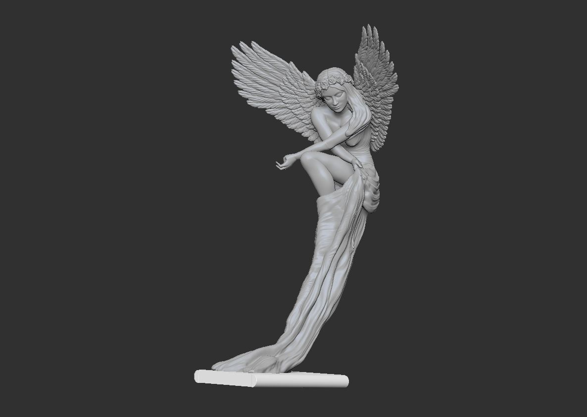 Angel by Benjamin victor artist 3D print model_20