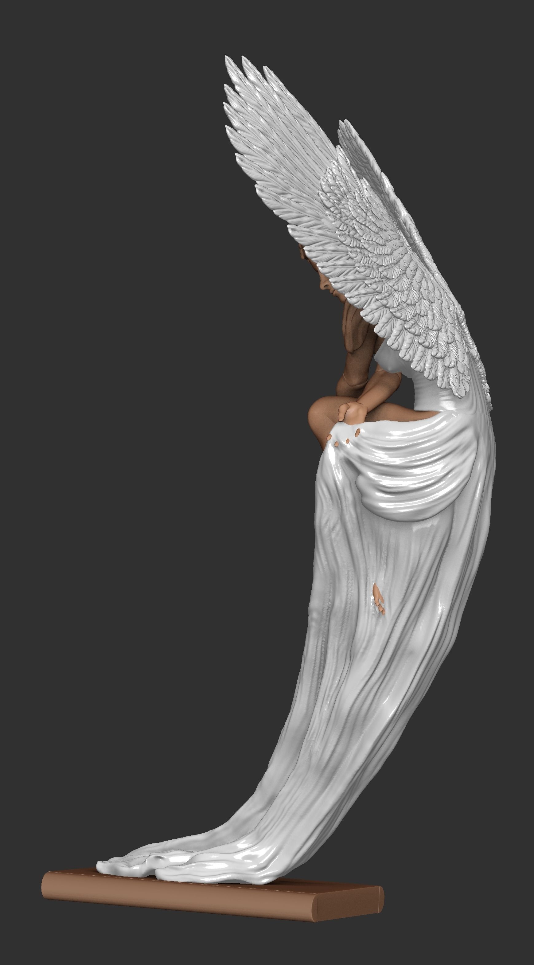 Angel by Benjamin victor artist 3D print model_24
