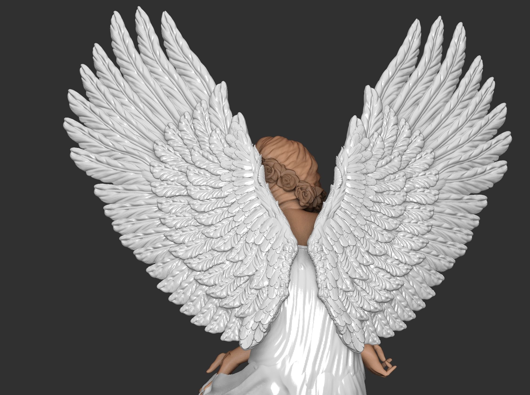 Angel by Benjamin victor artist 3D print model_8