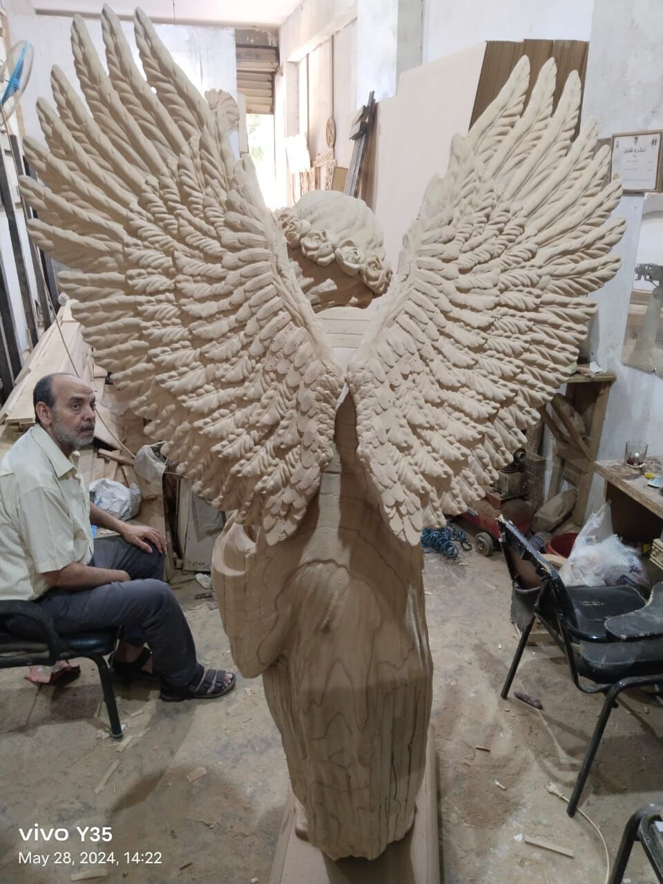 Angel by Benjamin victor artist 3D print model_27