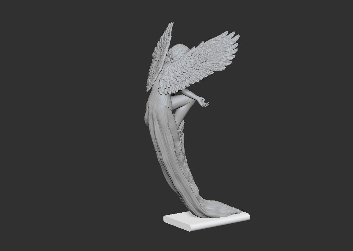 Angel by Benjamin victor artist 3D print model_13