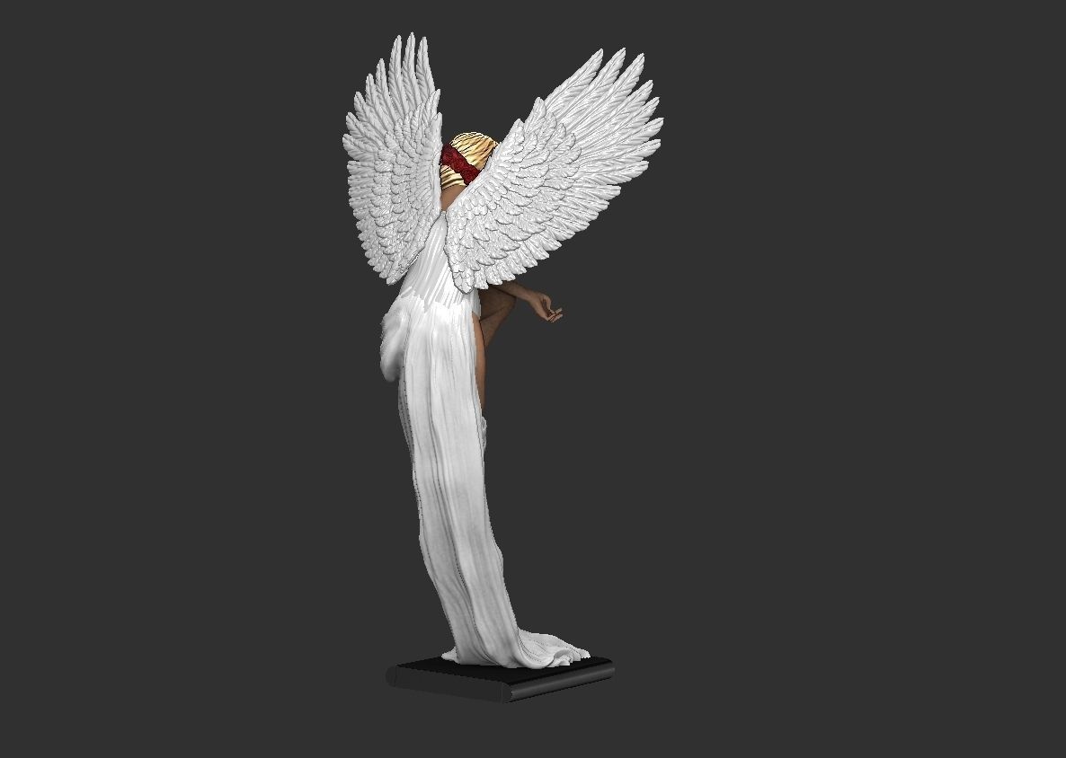 Angel by Benjamin victor artist 3D print model_12