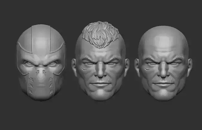 Crossbone Headsculpt for Action Figures 3D print model