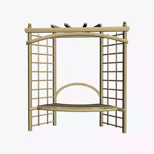 OUTDOOR FURNITURE 02 Low-poly 3D model