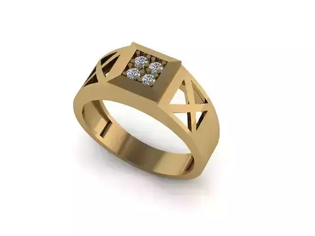 beautyfull ring for men 3D print model