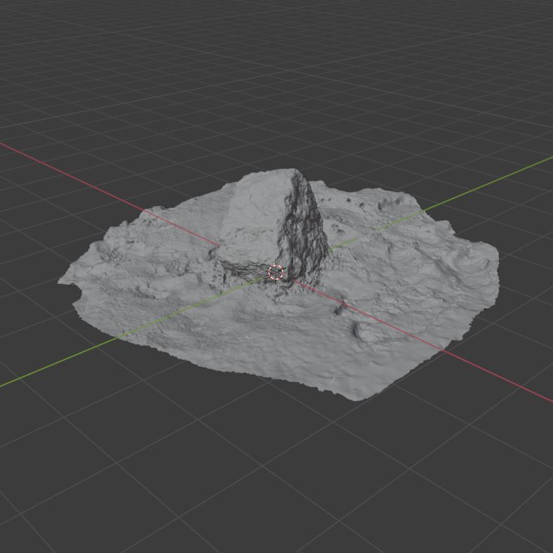 Stone in Snow 3D model_27