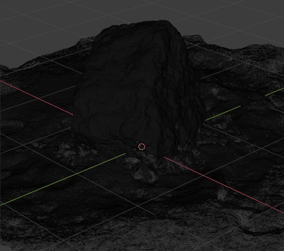 Stone in Snow 3D model_40