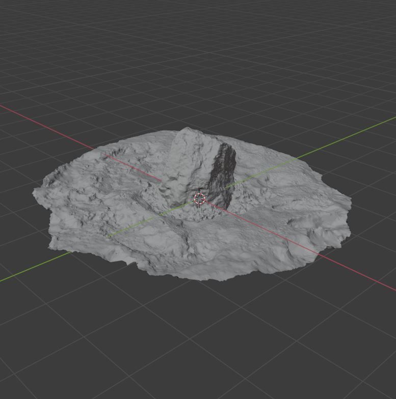 Stone in Snow 3D model_25