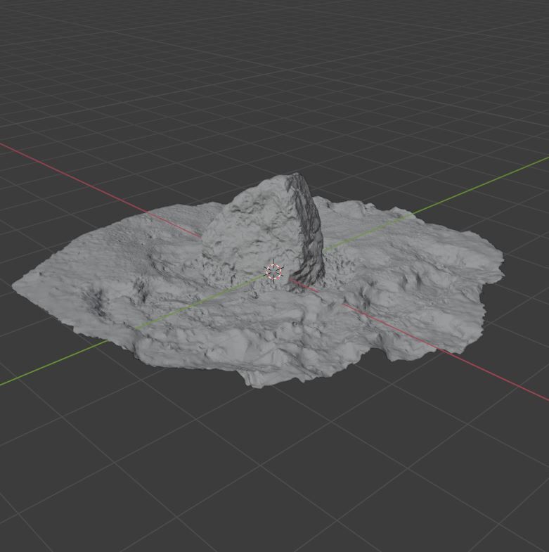 Stone in Snow 3D model_26