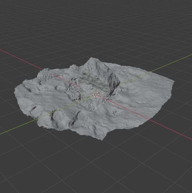 Stone in Snow 3D model_24