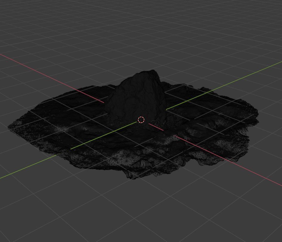 Stone in Snow 3D model_35