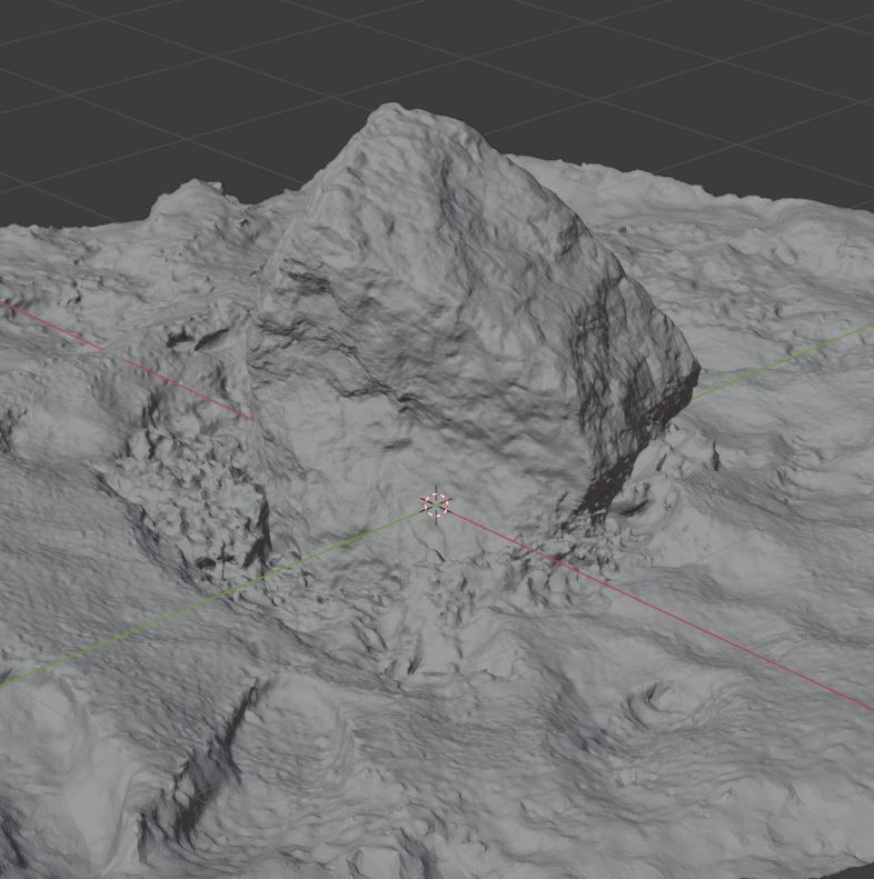 Stone in Snow 3D model_28