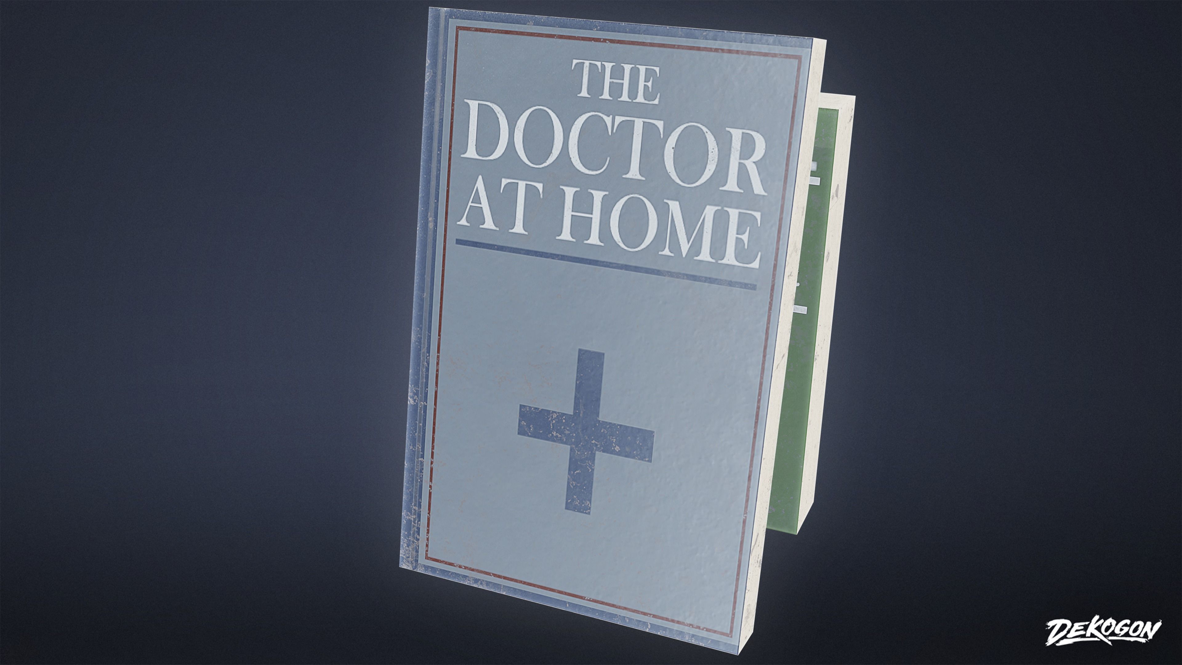 SAFE HOUSE - Books 01 - LOW POLY Low-poly 3D model_12