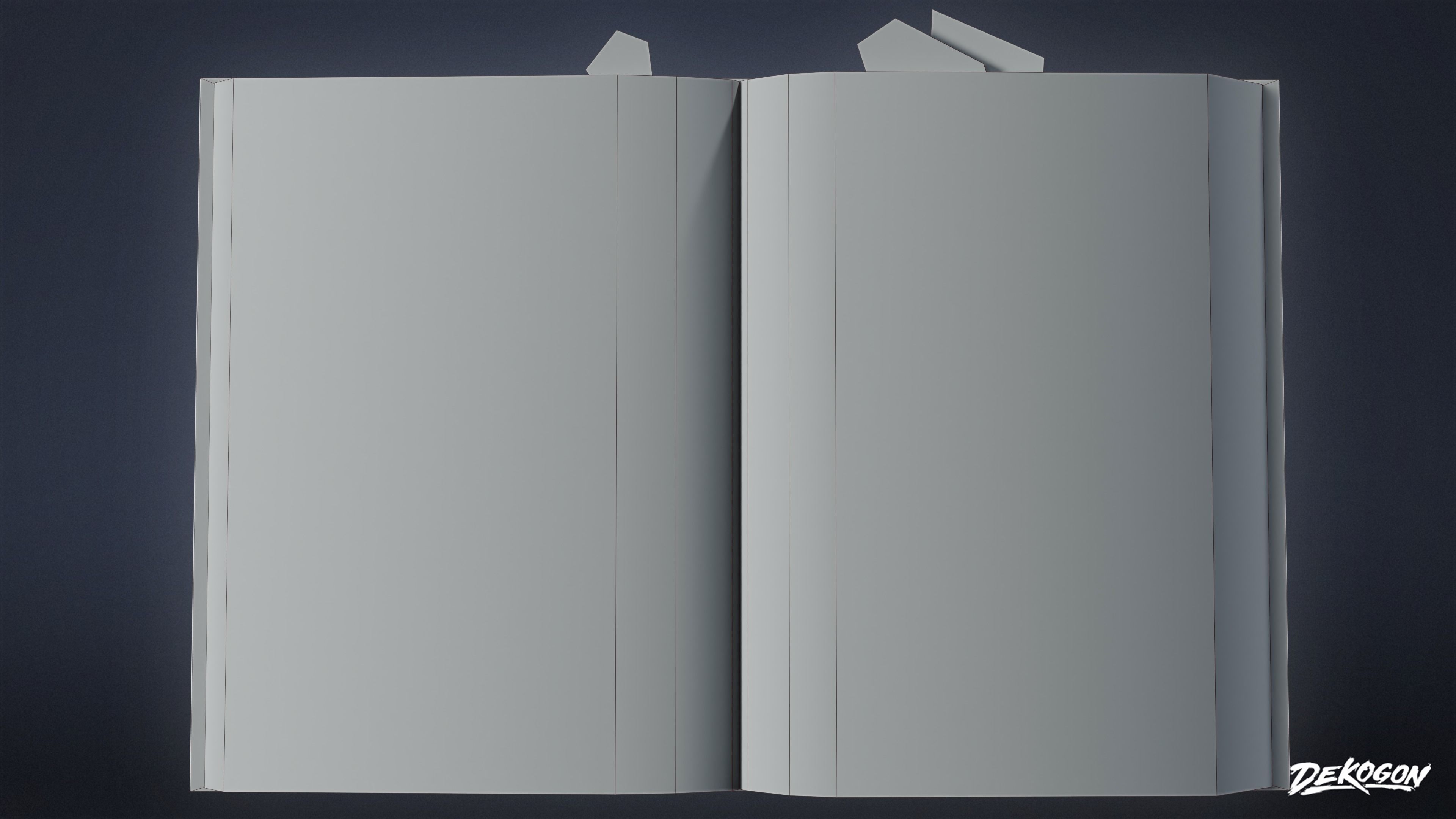 SAFE HOUSE - Books 01 - LOW POLY Low-poly 3D model_16