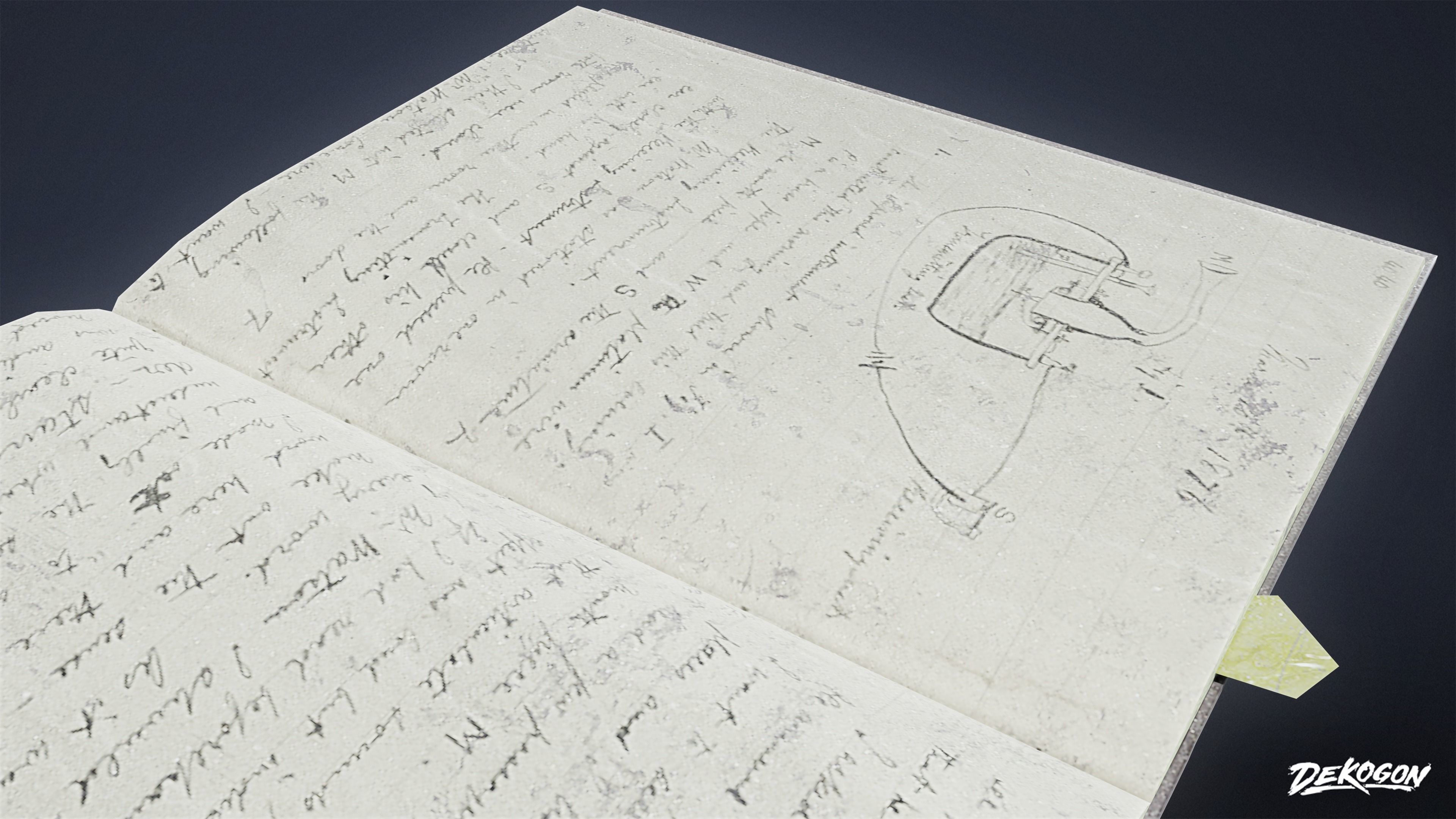 SAFE HOUSE - Books 01 - LOW POLY Low-poly 3D model_5