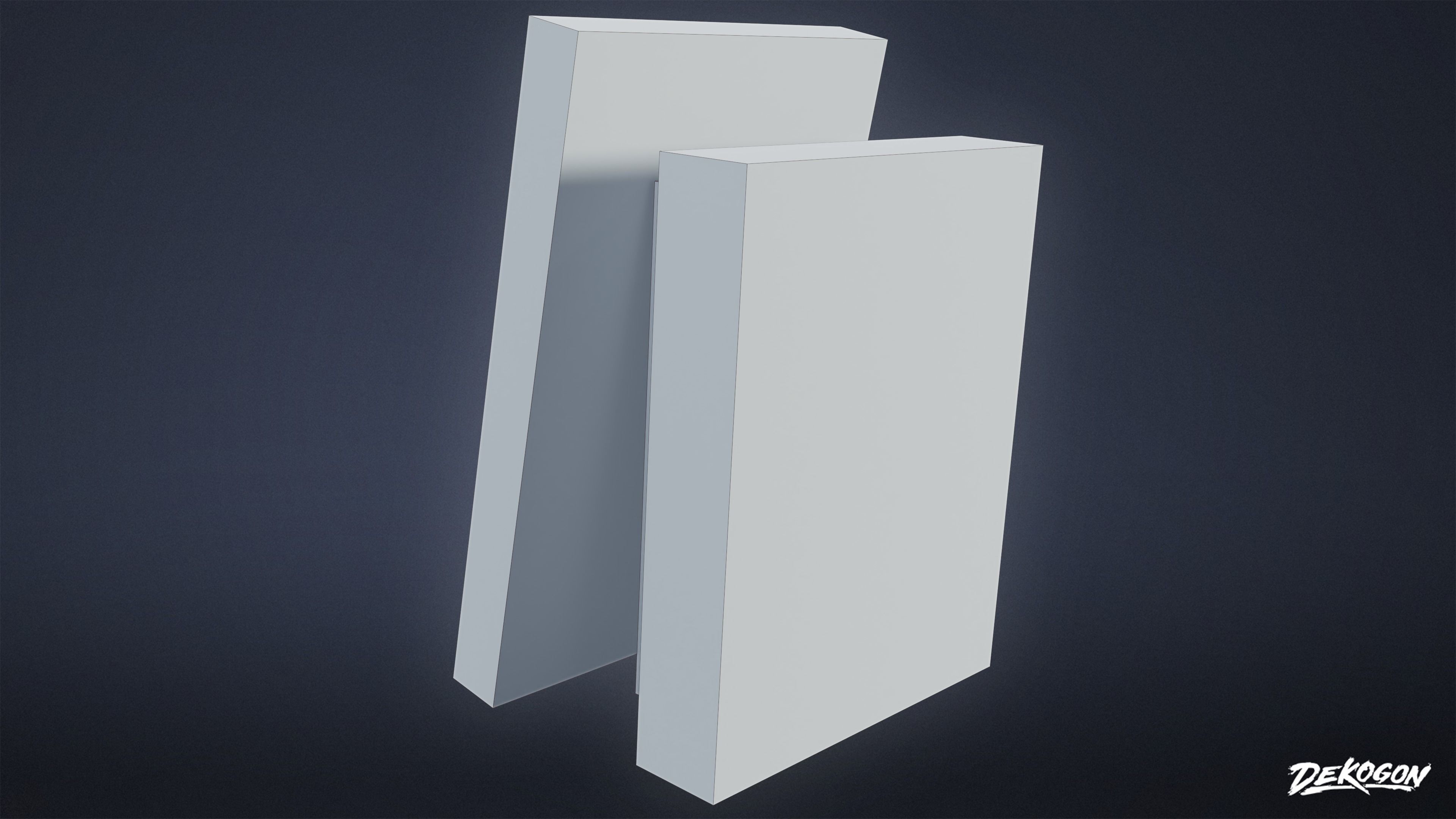 SAFE HOUSE - Books 01 - LOW POLY Low-poly 3D model_15