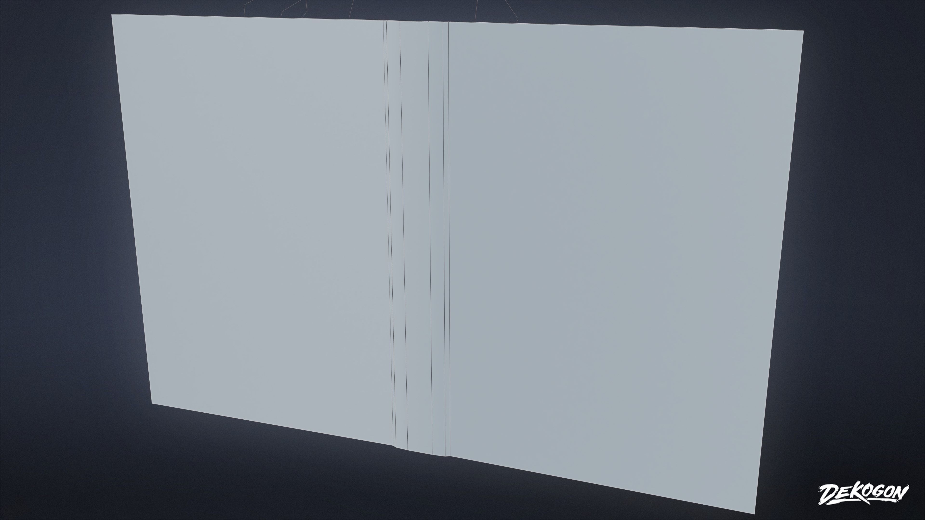 SAFE HOUSE - Books 01 - LOW POLY Low-poly 3D model_17