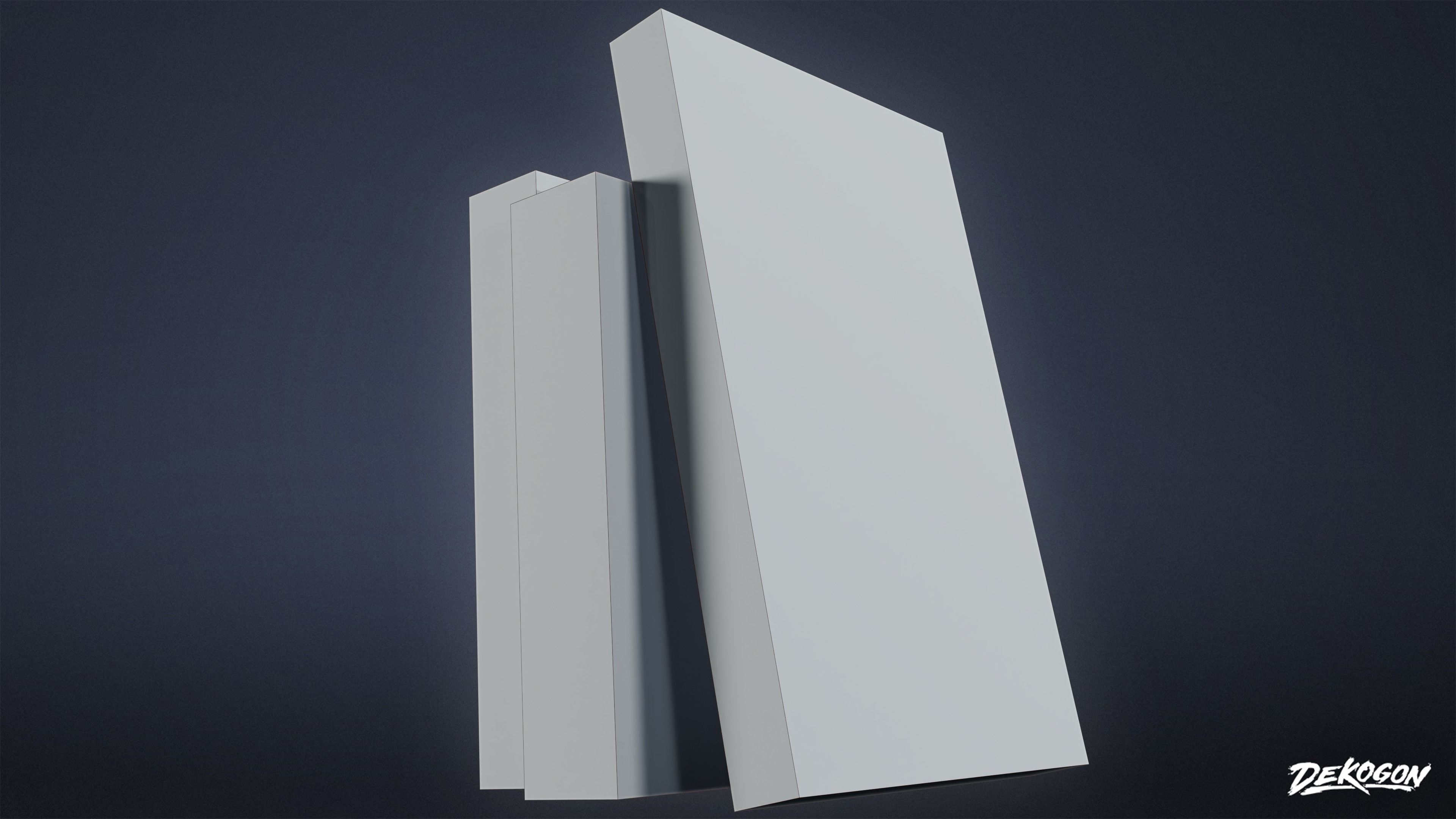 SAFE HOUSE - Books 01 - LOW POLY Low-poly 3D model_14