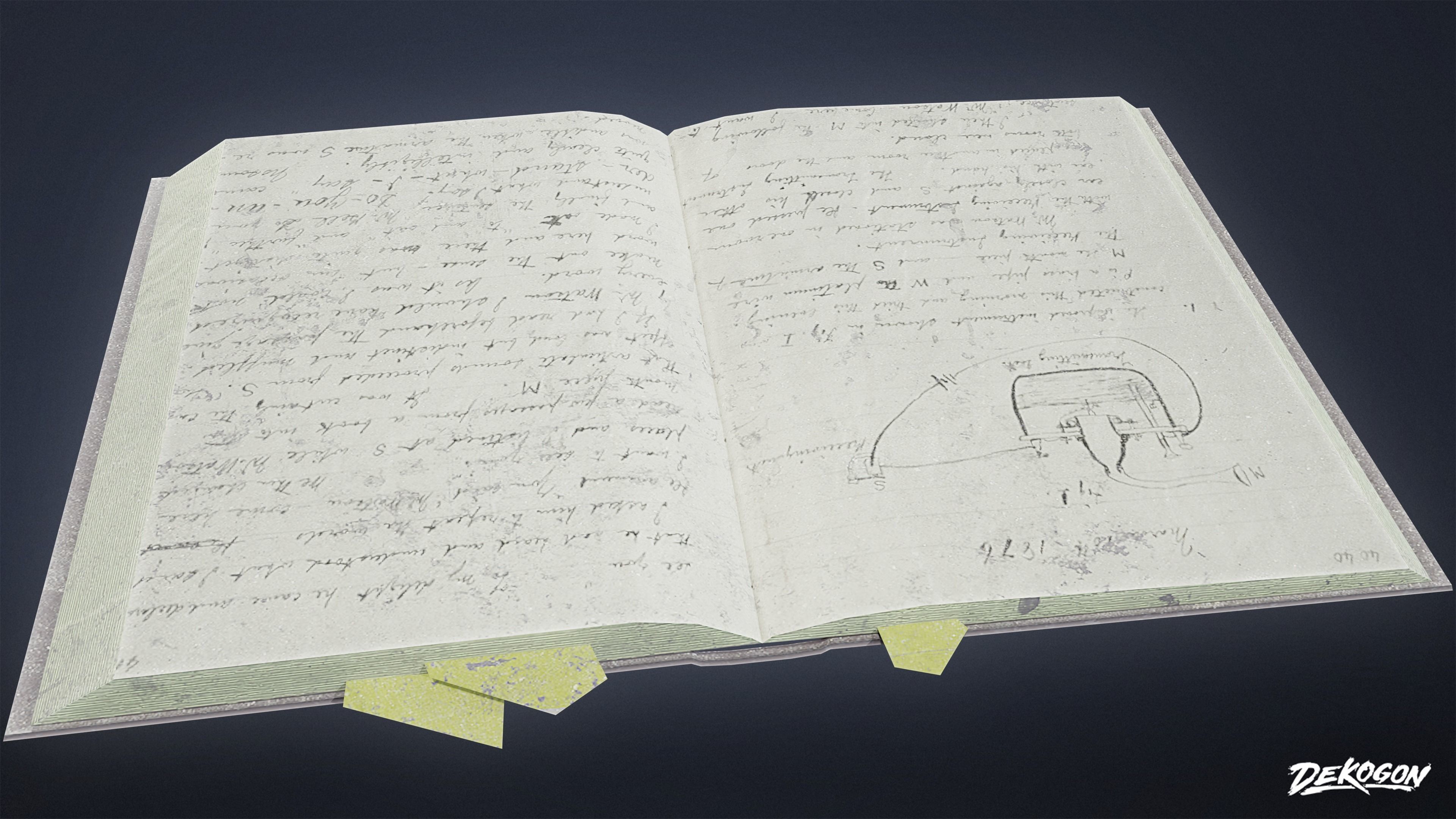 SAFE HOUSE - Books 01 - LOW POLY Low-poly 3D model_4