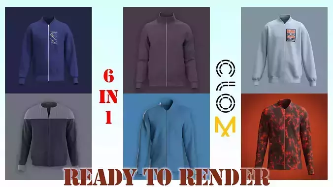 6 Premium Jacket in 1 With CLO File