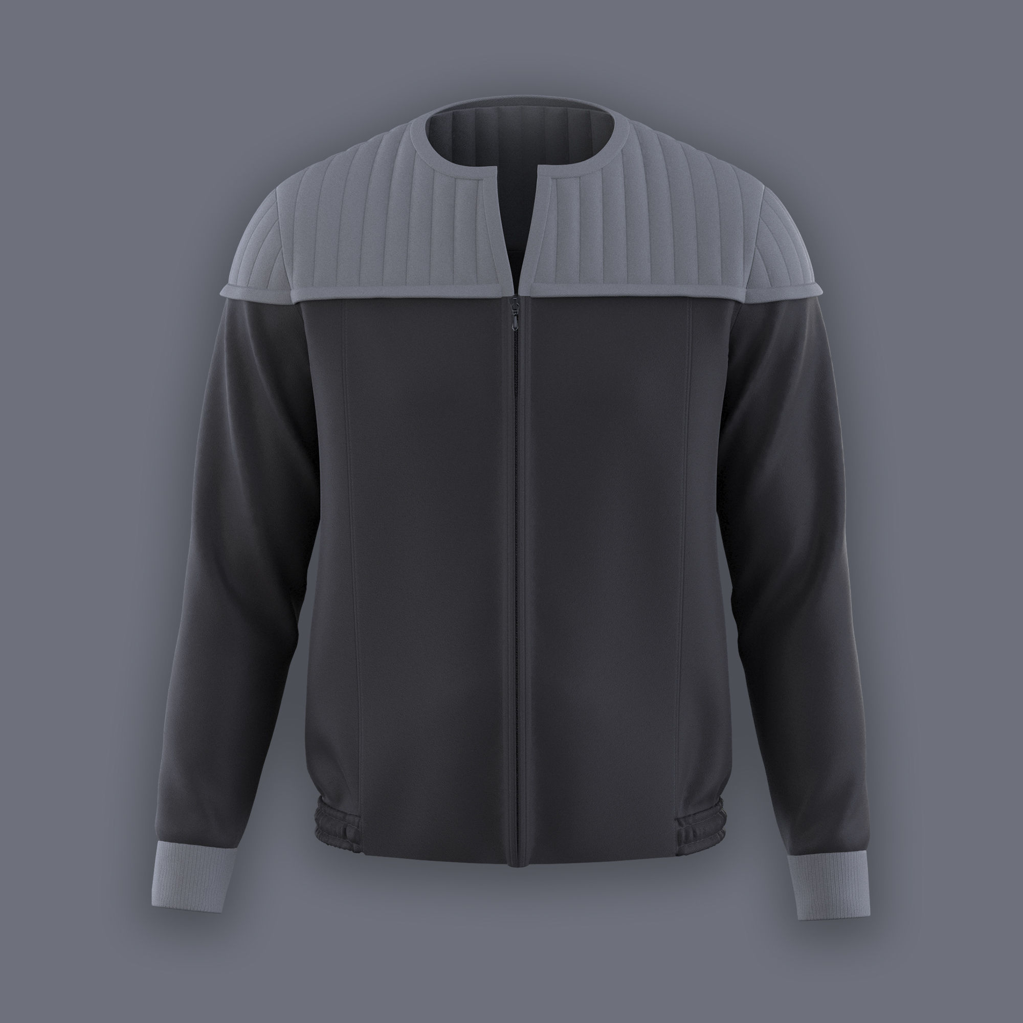 6 Premium Jacket in 1 With CLO File 3D model_4