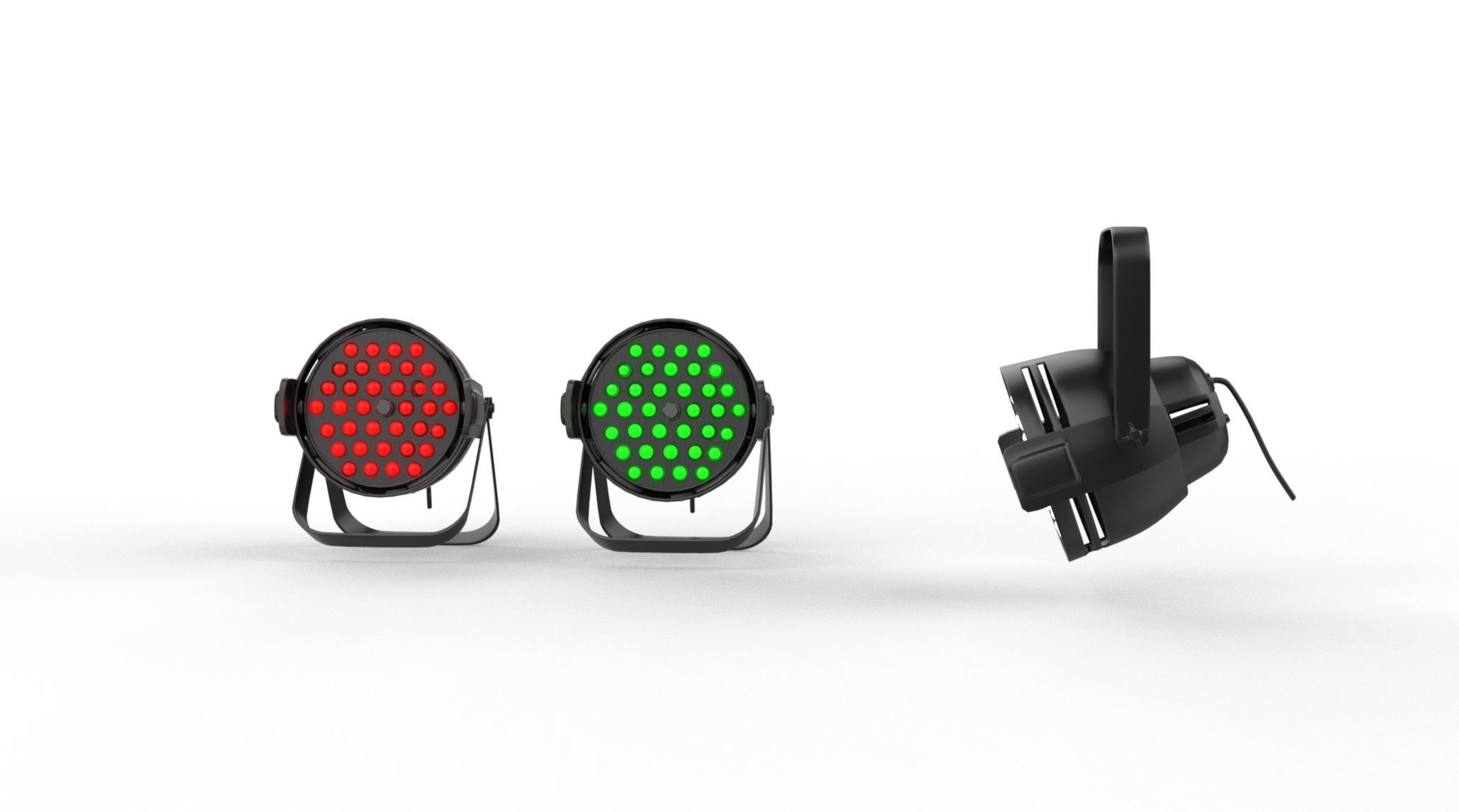 Strobe stage Light 3D model_3