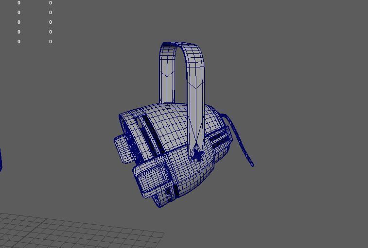 Strobe stage Light 3D model_11