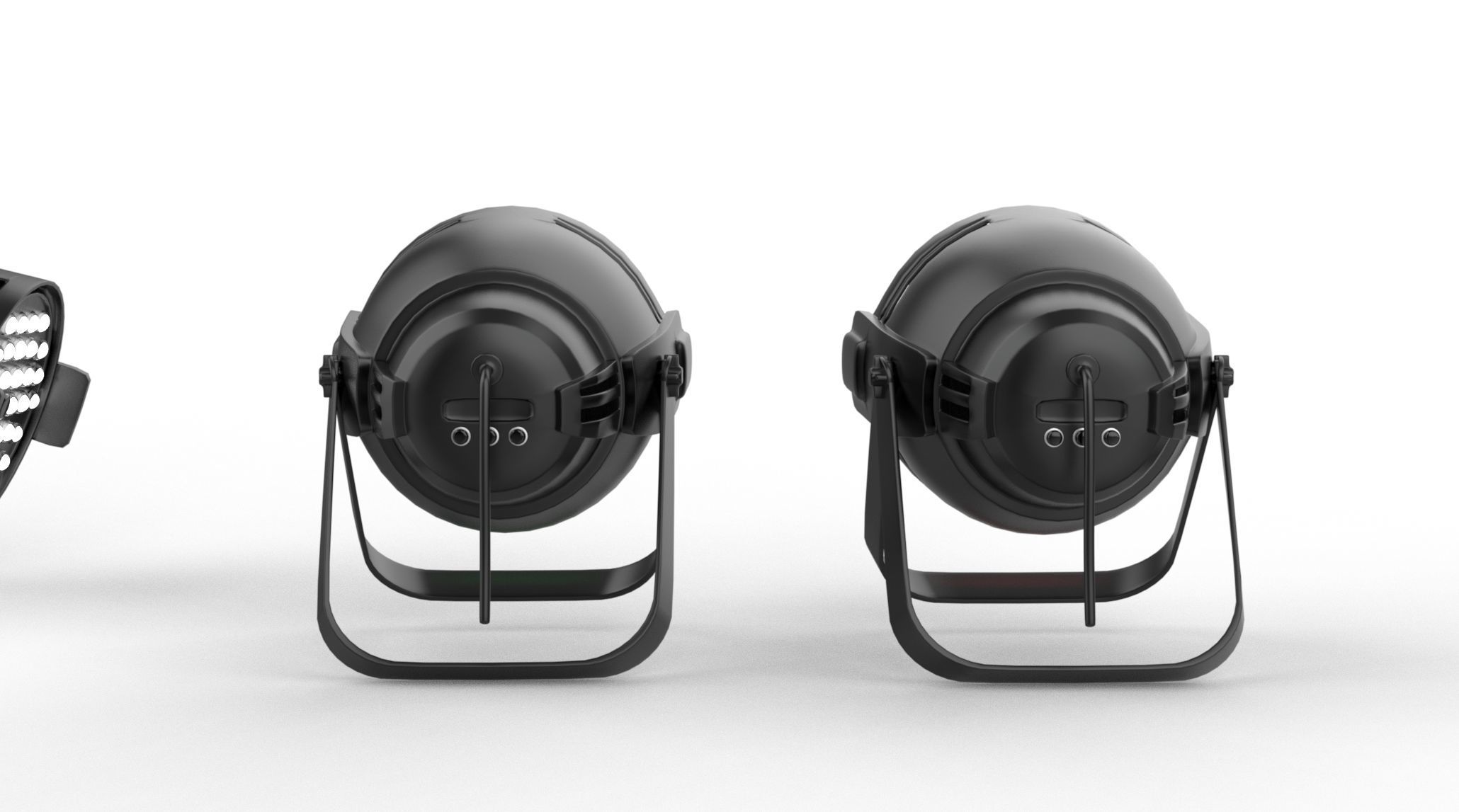 Strobe stage Light 3D model_4