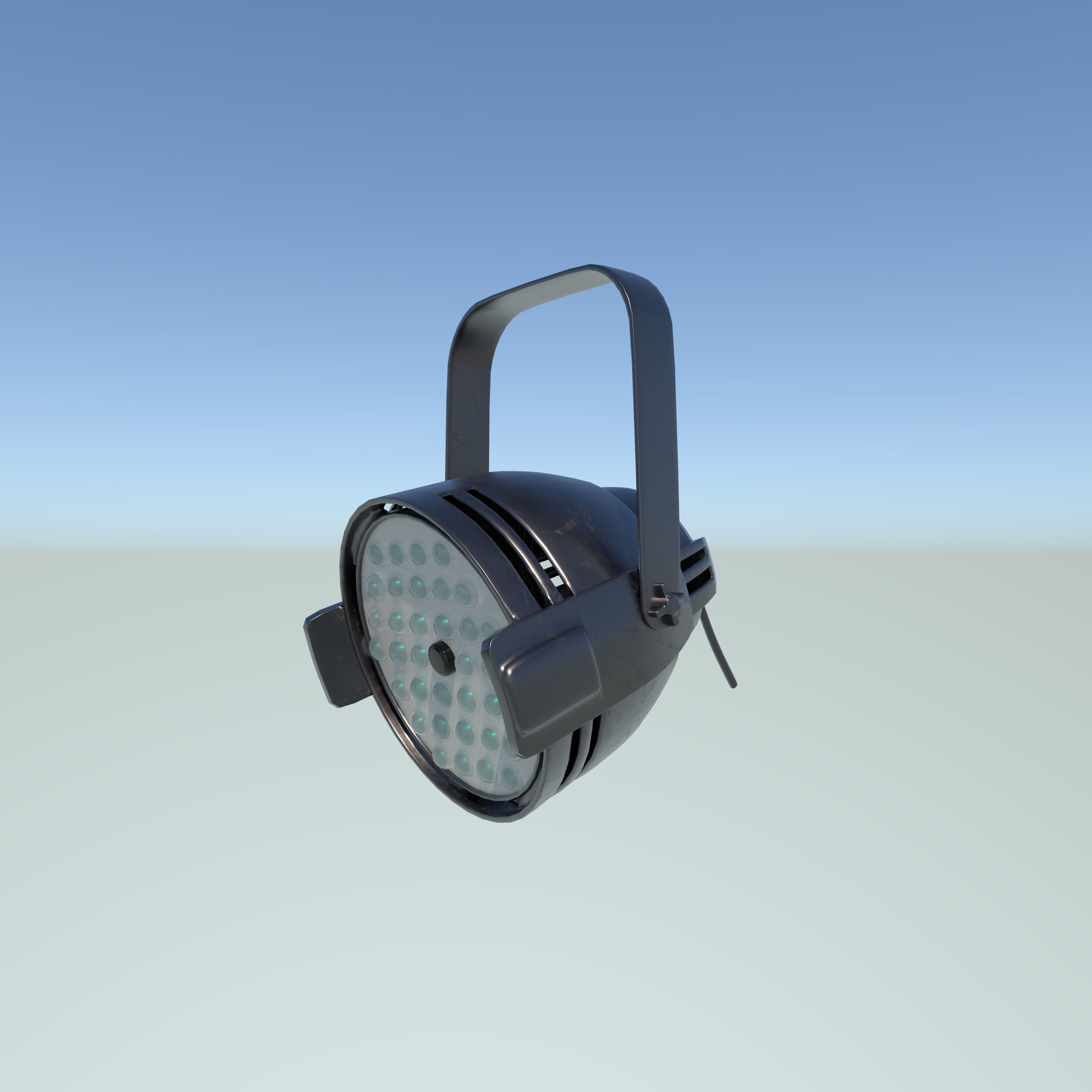 Strobe stage Light 3D model_7