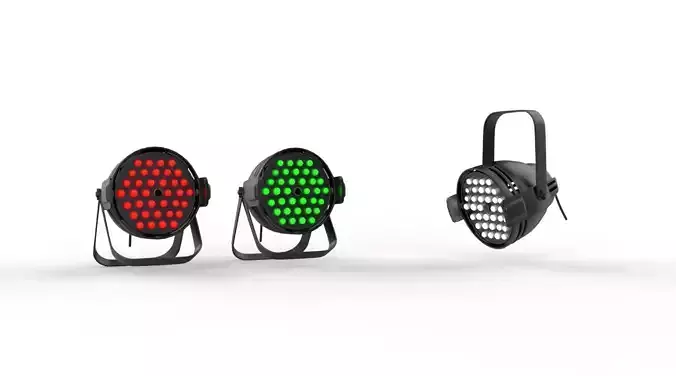 Strobe stage Light 3D model