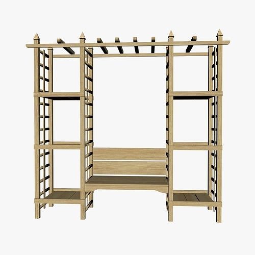 OUTDOOR FURNITURE 03 Low-poly 3D model