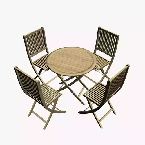 OUTDOOR FURNITURE 13 Low-poly 3D model