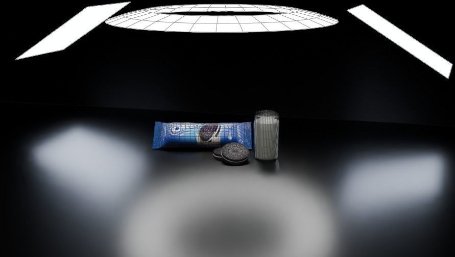 Oreo cookies 3D model_6