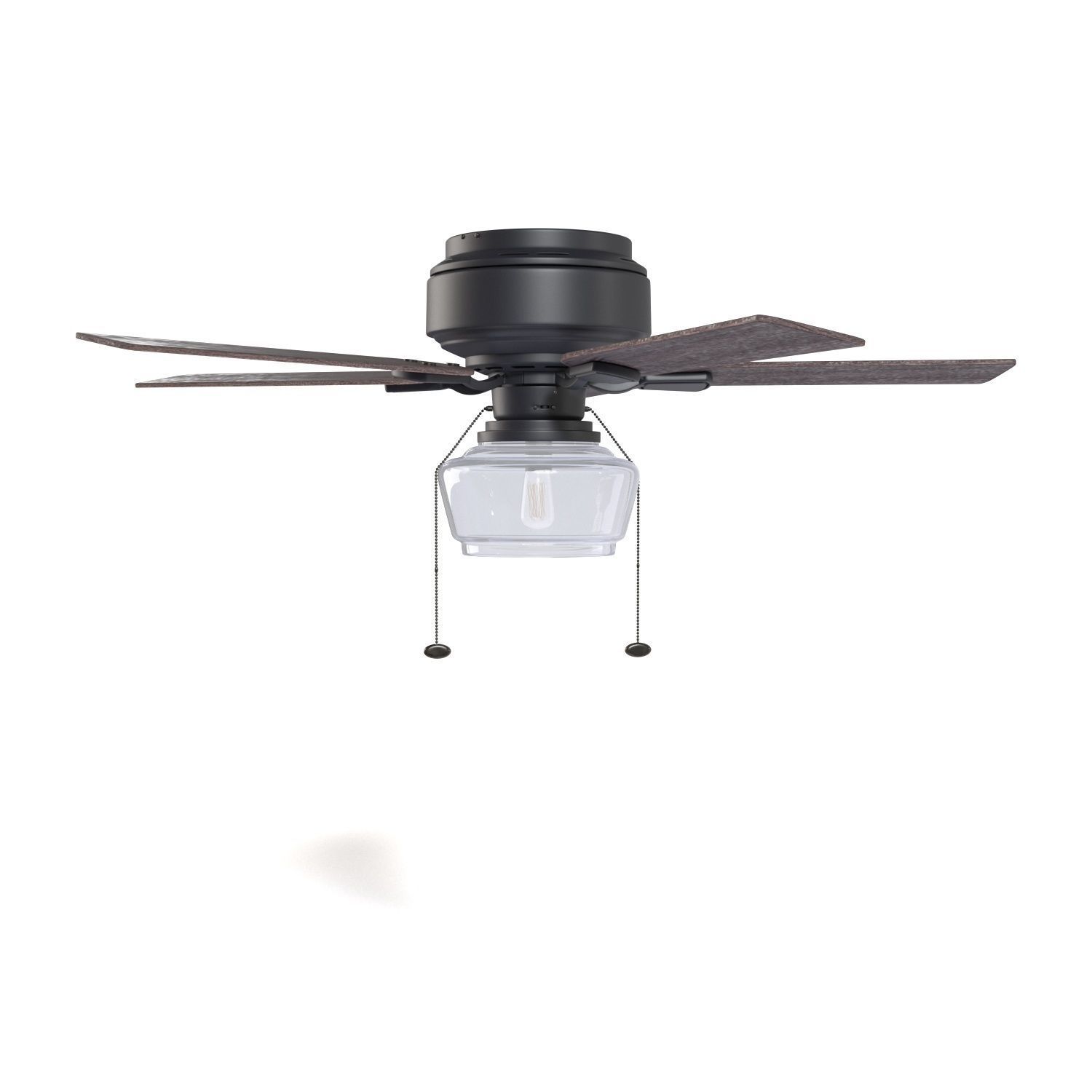 52 In Macenna Matte Black Pull Chain Ceiling Fan PBR 3D model_4