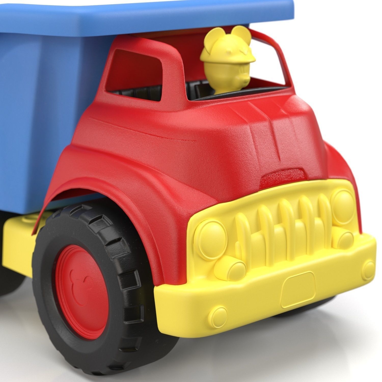 Green Toys Disney Baby Exclusive Mickey Mouse Dump Truck PBR 3D model_3