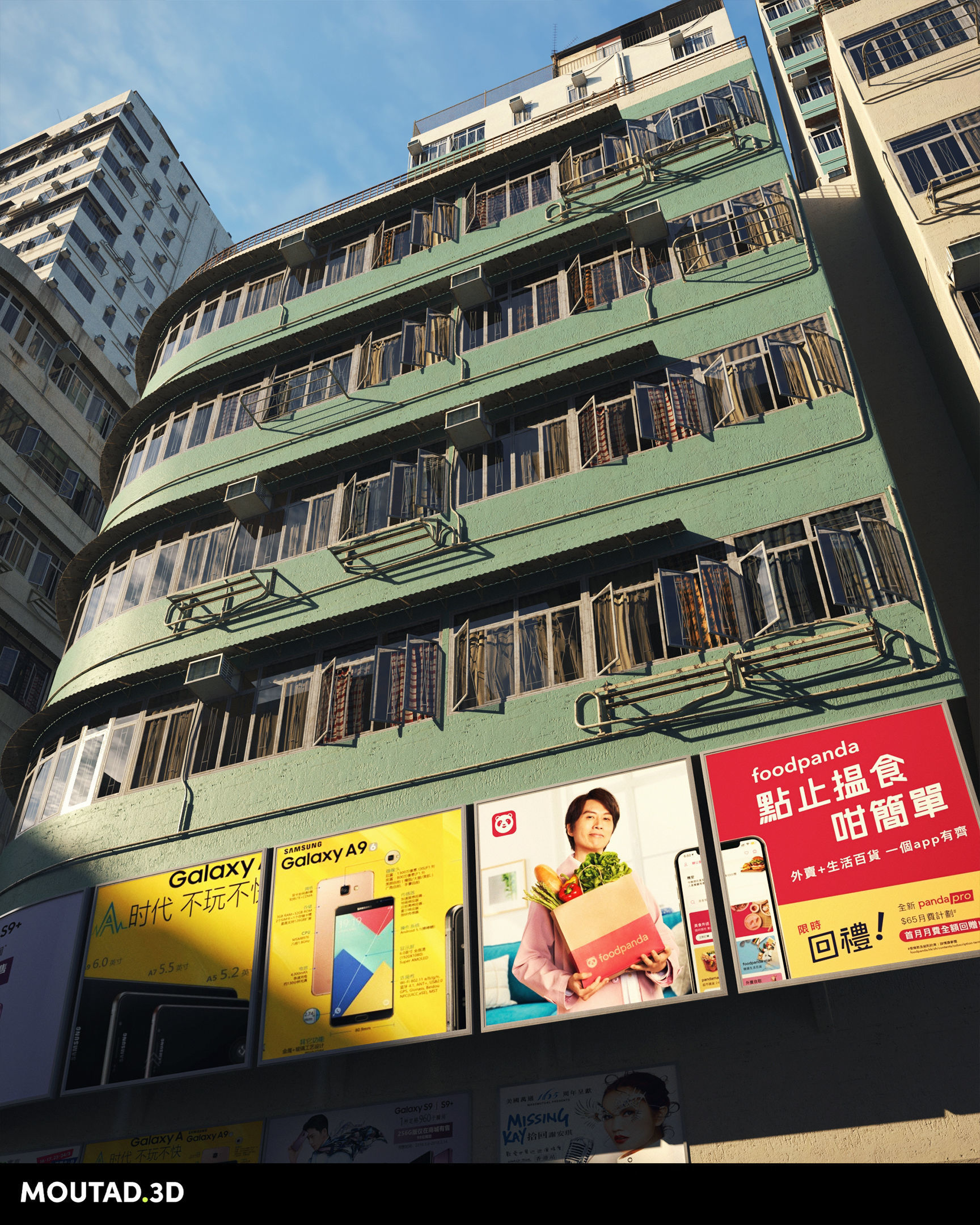 Hong Kong - World Builder 3D model_5