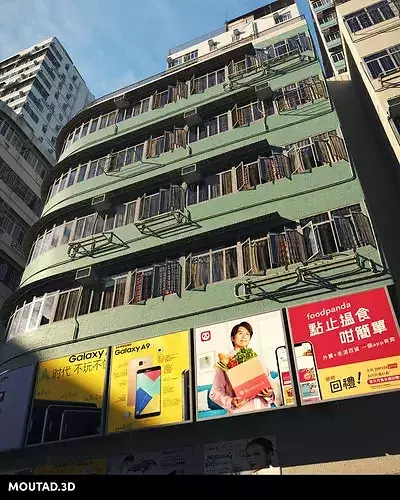 Hong Kong - World Builder 3D model 5
