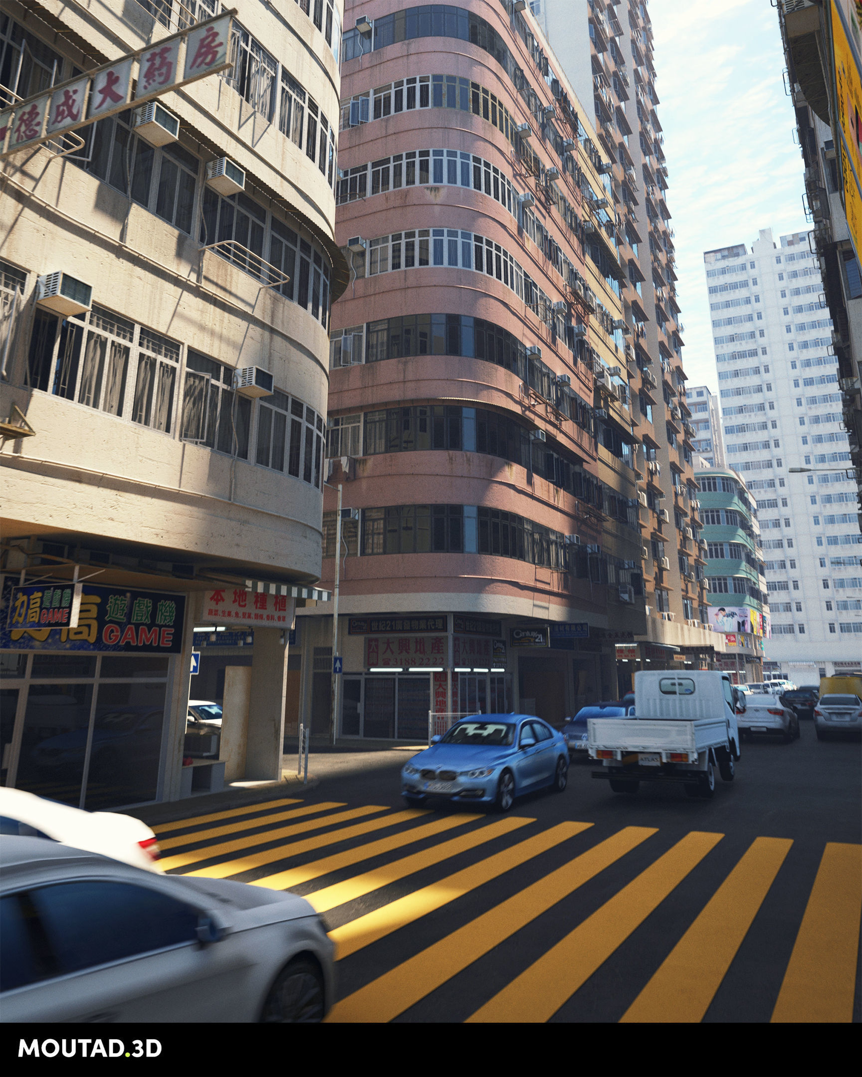 Hong Kong - World Builder 3D model_8