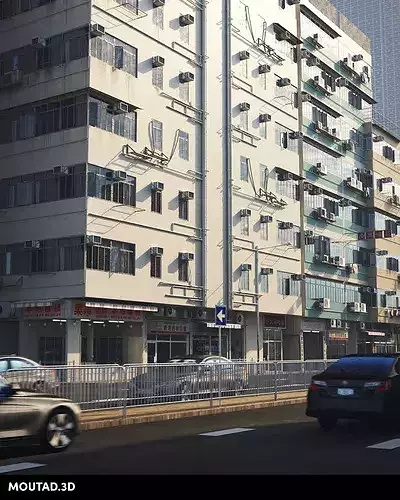 Hong Kong - World Builder 3D model 3