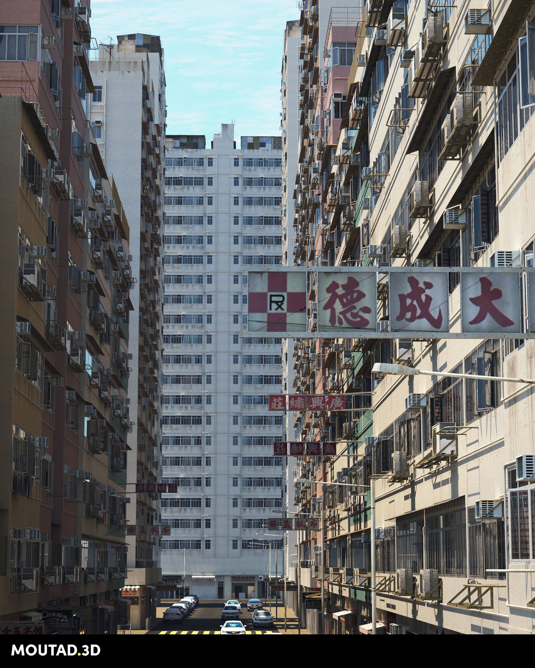 Hong Kong - World Builder 3D model_6