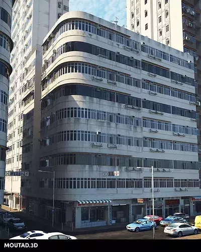 Hong Kong - World Builder 3D model 2