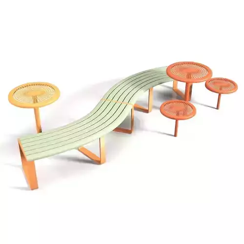 Linea Curved Seat and Bench