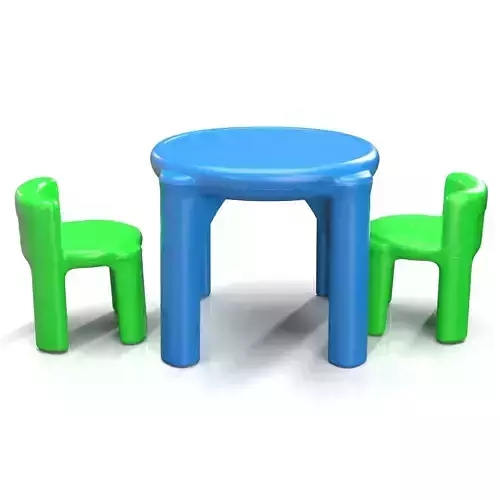 Little Tikes Bright And Bold Table One Chair PBR