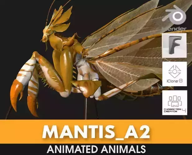 Mantis-A2 3D model