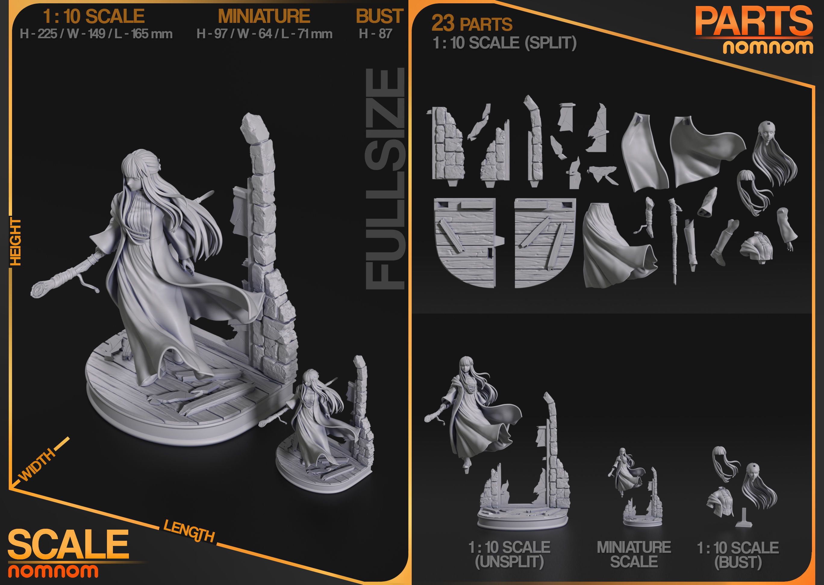 Fern from Frieren Beyond Journeys End  3D print model_3