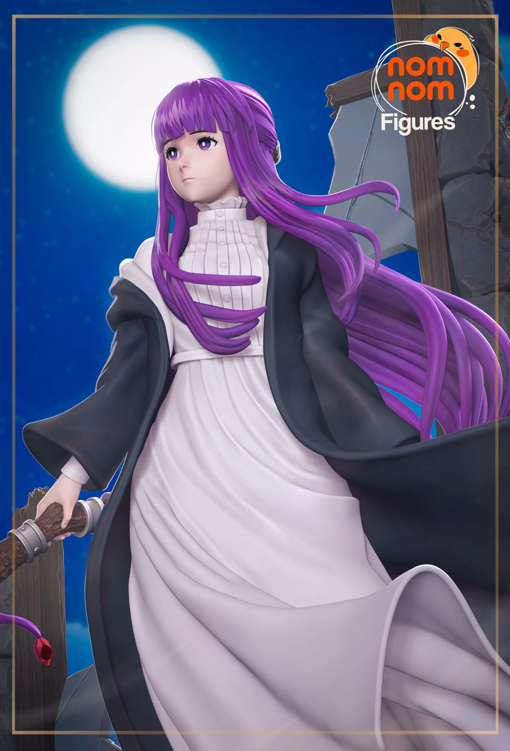 Fern from Frieren Beyond Journeys End  3D print model_0