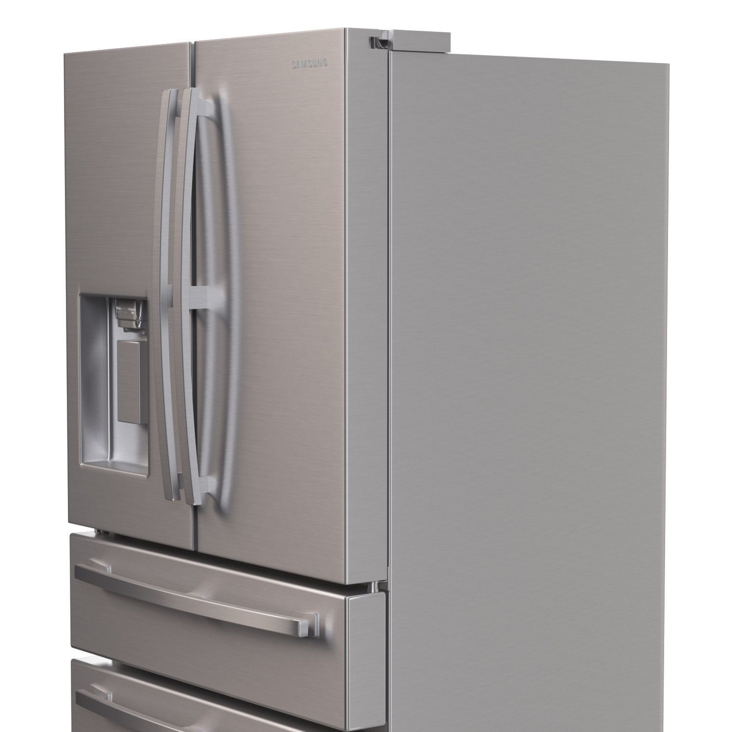 Samsung Counter Depth 4 Smart French Door Refrigerator 3D model_3