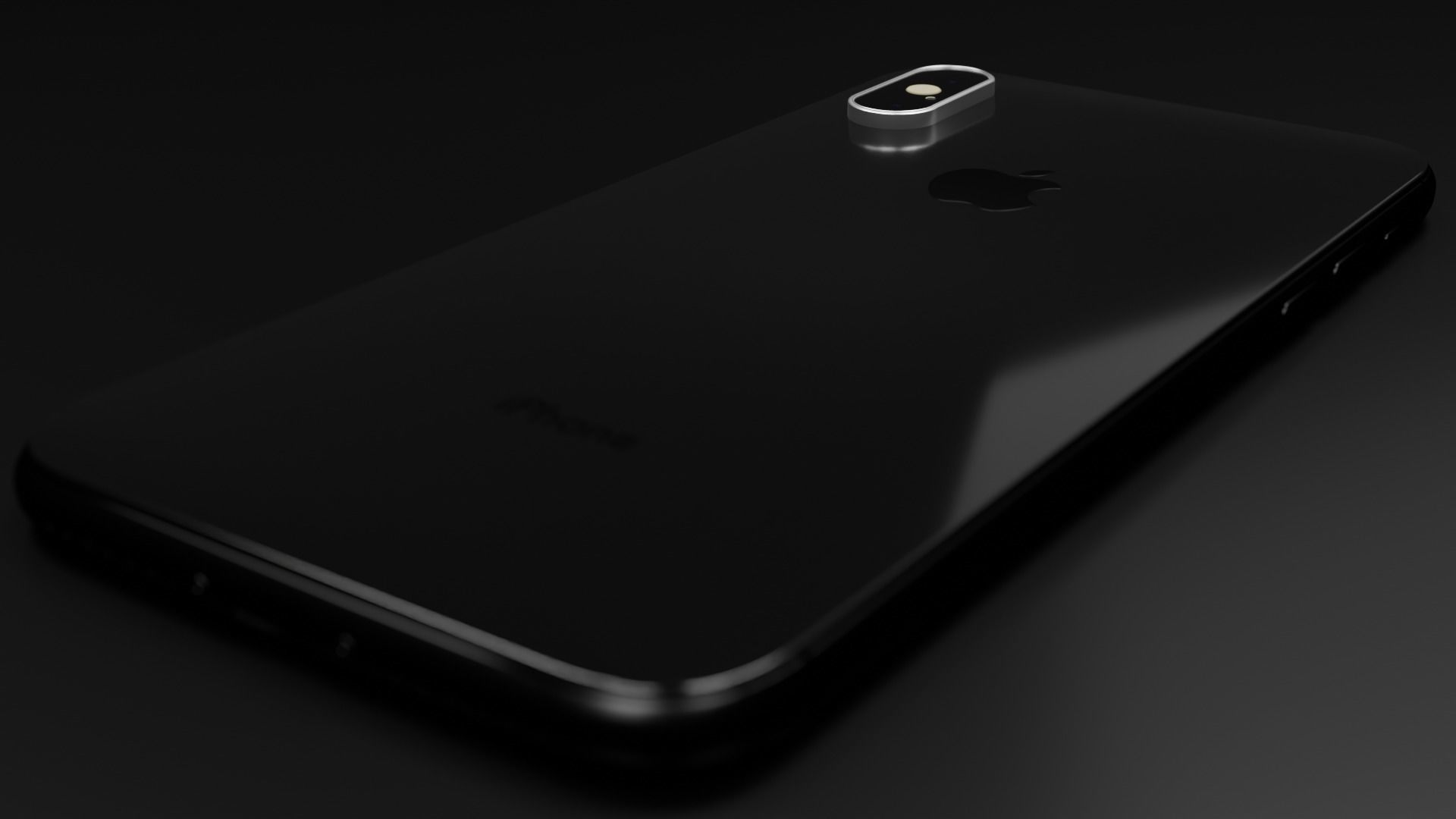 Iphone 10 3D model_2
